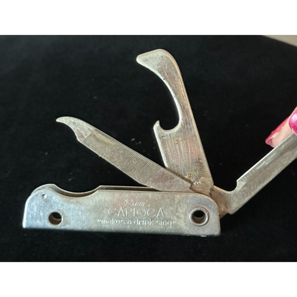 Carioca Rum Liquor Bottle Utility Knife Multi-Tool Puerto Rico Advertising - Picture 6 of 6